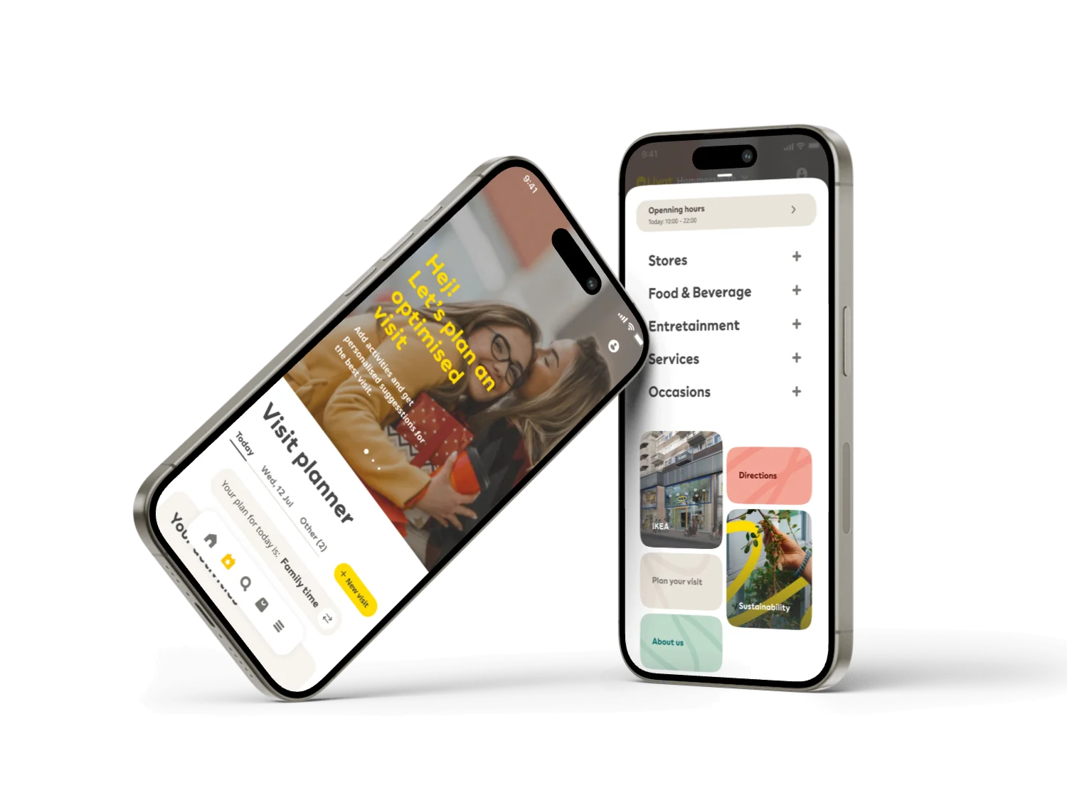 Mall Visit App
